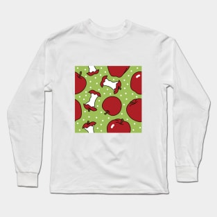 Apples with Polka Dots Long Sleeve T-Shirt